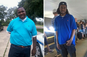 (r) Alton Sterling; (l) Philando Castile